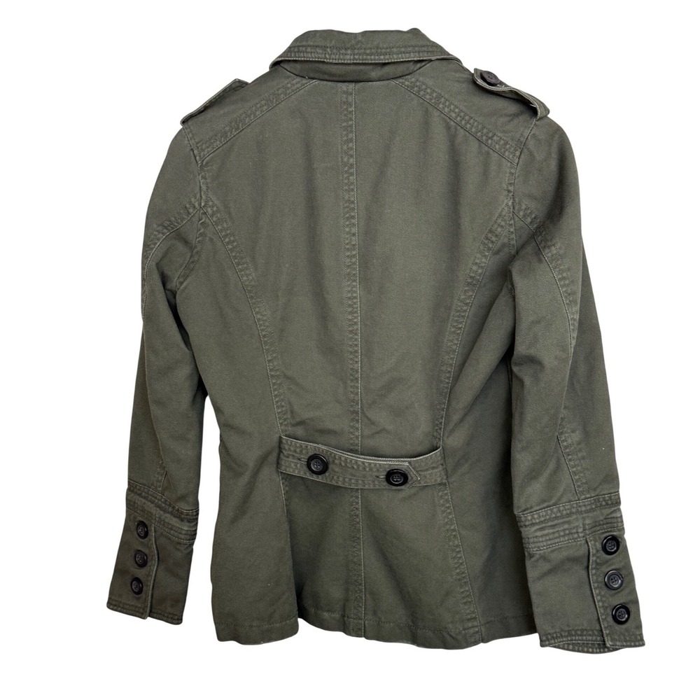 Converse One Star‎ Women Olive Green Military Utility Field Jacket Size M R29 - Picture 2 of 11